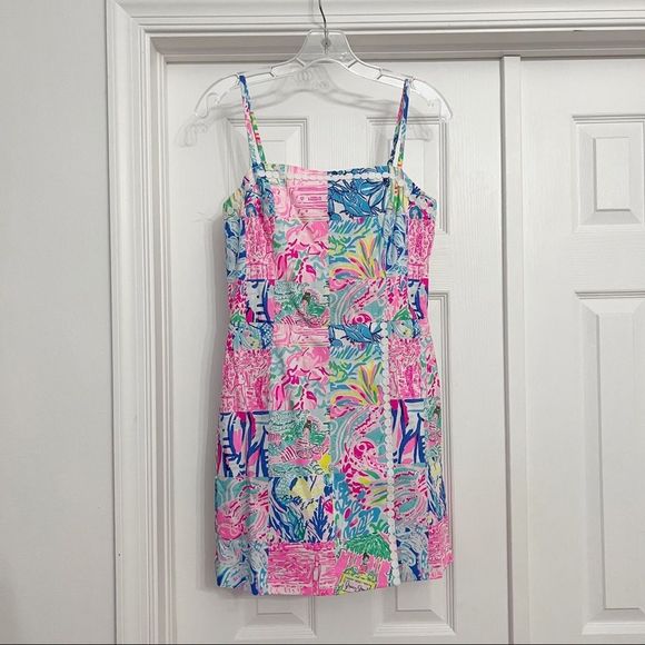 Lilly Pulitzer Pants - Lilly Pulitzer Jesse Romper Pop Up Summer Remix Patch 2 NWT